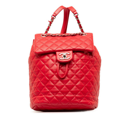 Chanel CC Urban Spirit Backpack Leather Backpack in Good condition