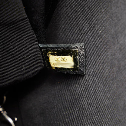 Chanel Large Bicolor Le Boy Flap Bag Leather Shoulder Bag in Good condition
