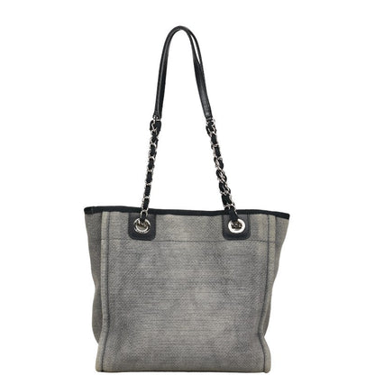 Chanel Deauville Large Tote Bag  Canvas Tote Bag in Good condition