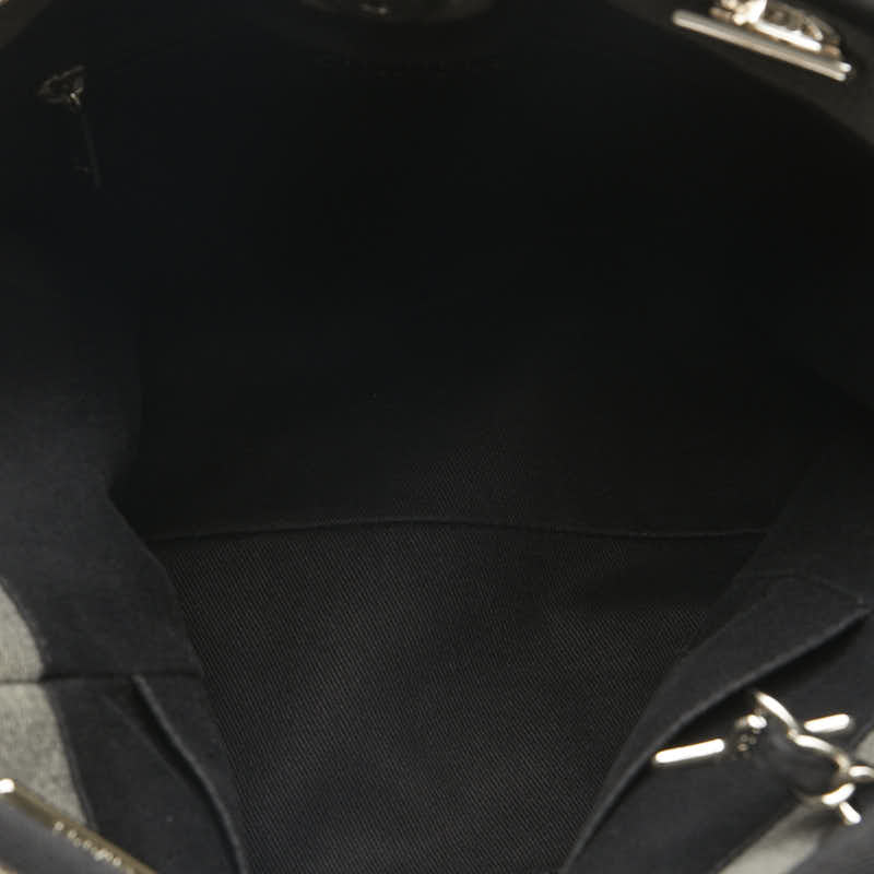 Chanel Deauville Large Tote Bag  Canvas Tote Bag in Good condition