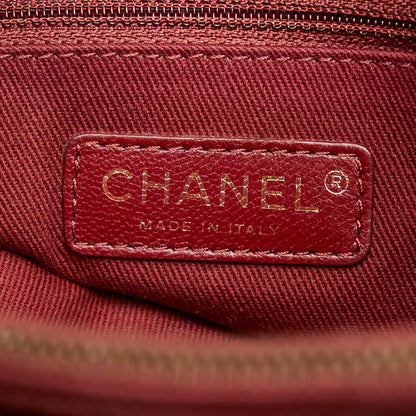 Chanel Quilted Caviar Shiva Tote Bag Leather Tote Bag in Good condition
