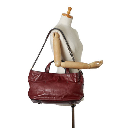 Chanel Reissue Quilted Caviar Chain Tote Bag Leather Tote Bag in Good condition