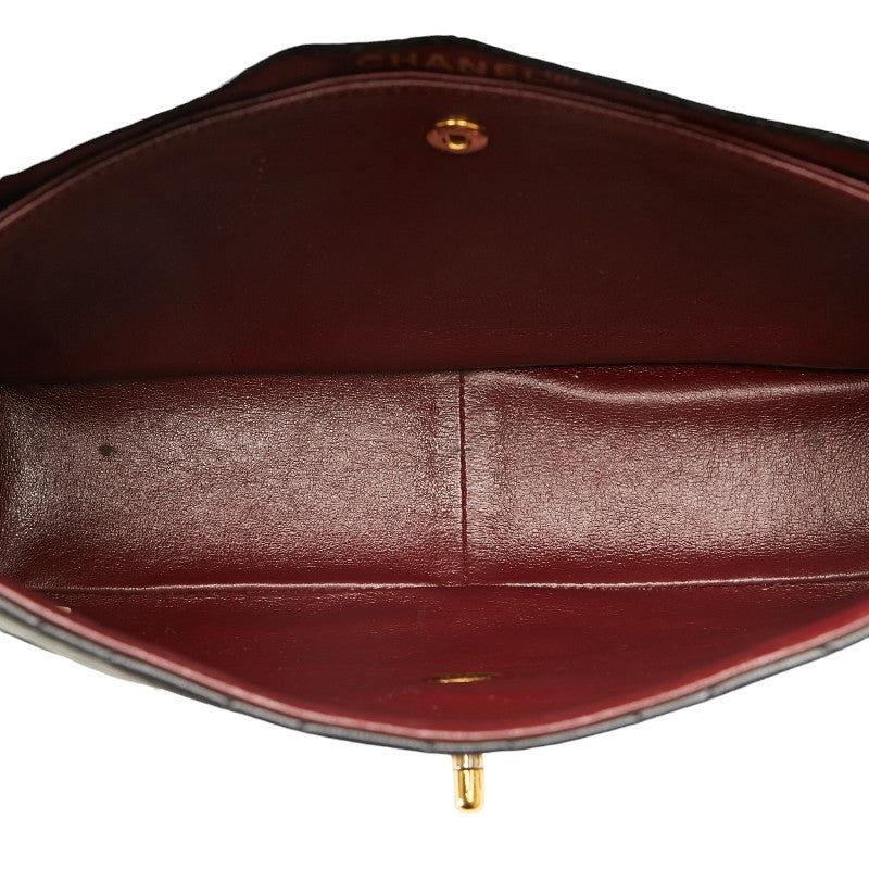 Chanel CC Timeless Flap Bag  Leather Shoulder Bag in Good condition