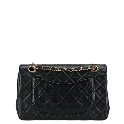 Chanel Small Classic Double Flap Bag Leather Shoulder Bag in Good condition