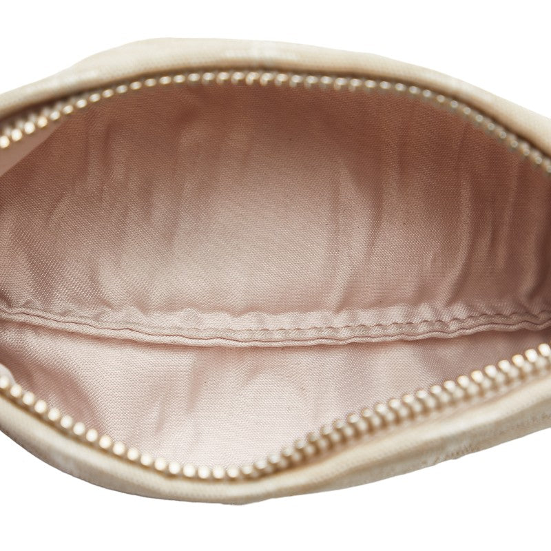 Chanel New Travel Line Pouch Canvas Vanity Bag in Good condition