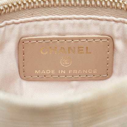 Chanel New Travel Line Pouch Canvas Vanity Bag in Good condition