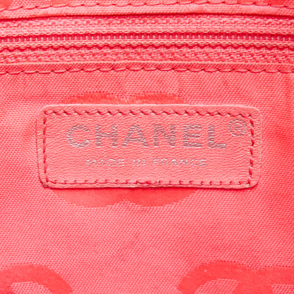 Chanel Cambon Quilted Leather Tote Bag Leather Tote Bag in Good condition
