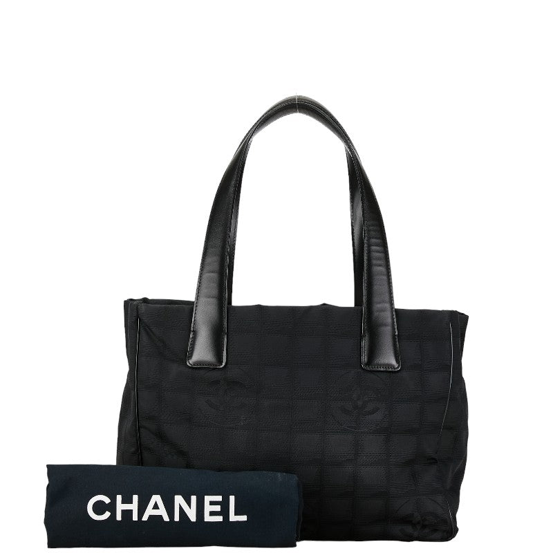 Chanel New Travel Line Tote Bag Canvas Tote Bag in Good condition