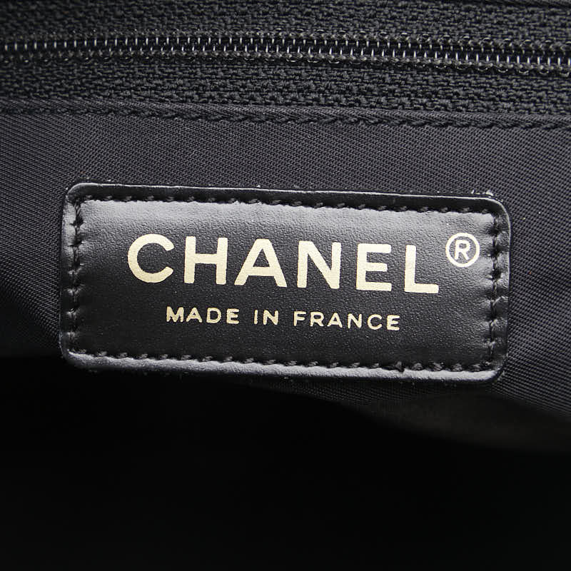 Chanel New Travel Line Tote Bag Canvas Tote Bag in Good condition