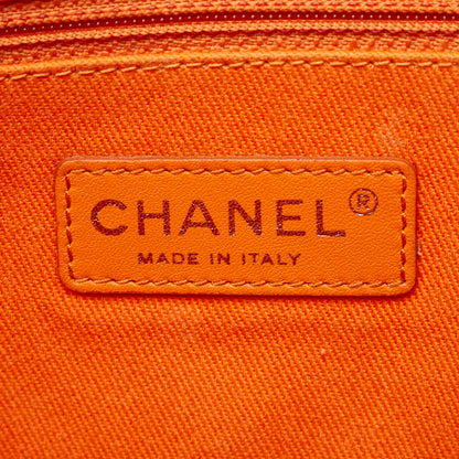 Chanel Canvas Deauville Bowling Bag Canvas Handbag in Good condition