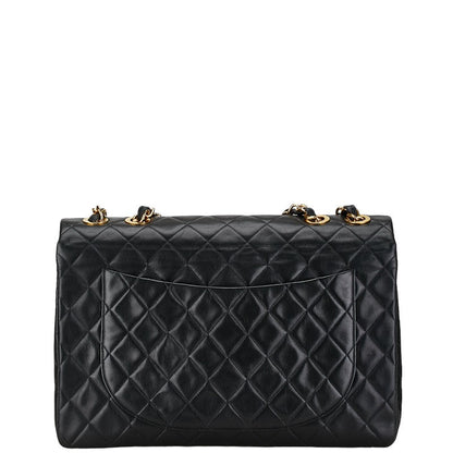 Chanel Maxi Classic Single Flap Bag Leather Shoulder Bag in Good condition