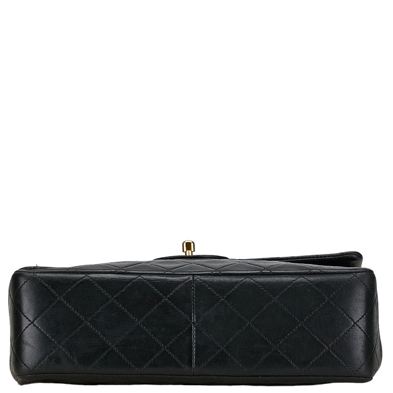 Chanel Medium Classic Double Flap Bag Leather Shoulder Bag in Good condition