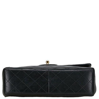 Chanel Medium Classic Double Flap Bag Leather Shoulder Bag in Good condition