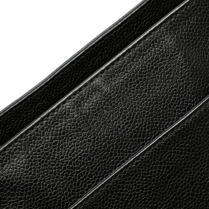 Chanel Triple CC Caviar Tote Bag Leather Tote Bag in Good condition