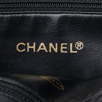 Chanel Triple CC Caviar Tote Bag Leather Tote Bag in Good condition