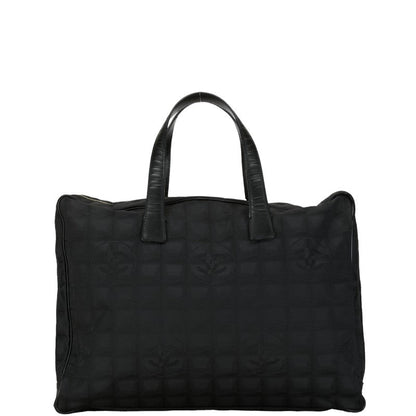 Chanel New Travel Line Tote Bag Canvas Tote Bag in Good condition