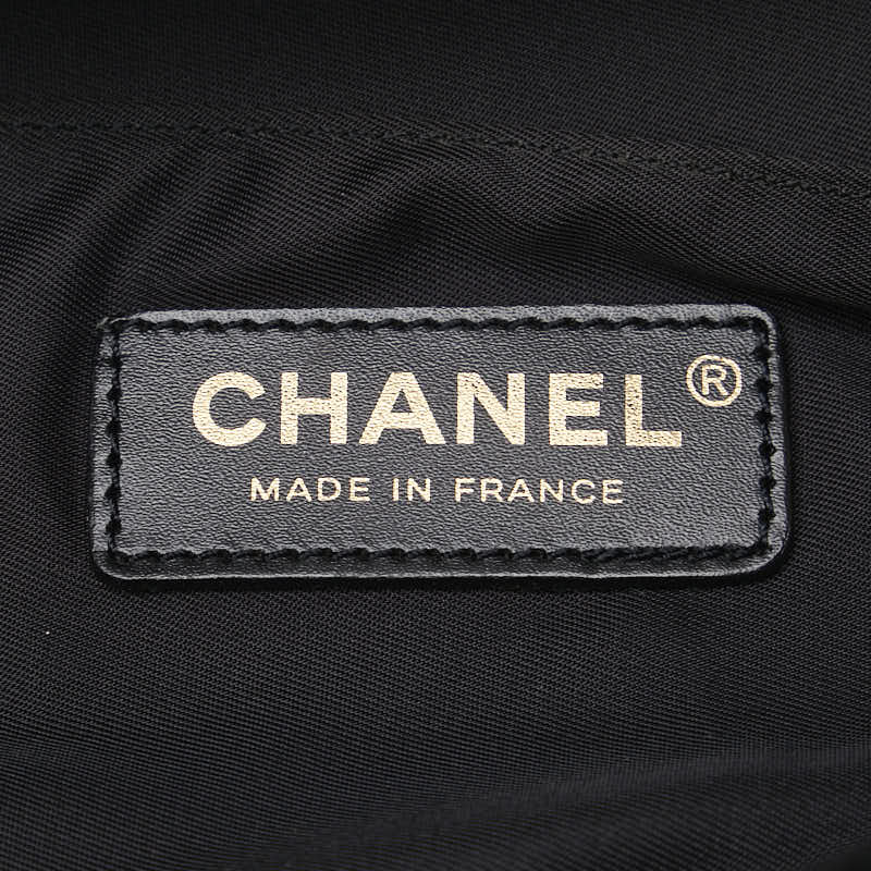 Chanel New Travel Line Tote Bag Canvas Tote Bag in Good condition