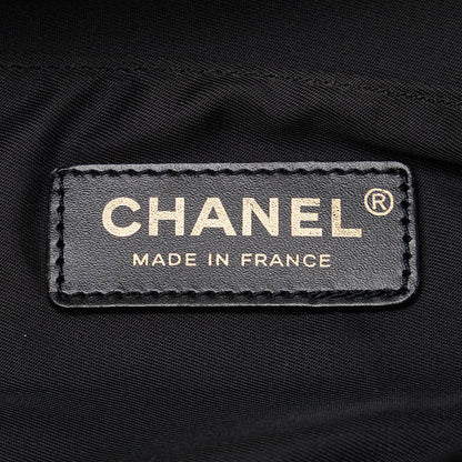 Chanel New Travel Line Tote Bag Canvas Tote Bag in Good condition