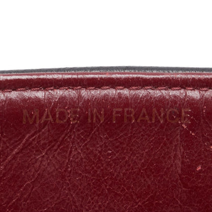Chanel CC Vertical Quilt Leather Flap Bag Leather Shoulder Bag in Good condition