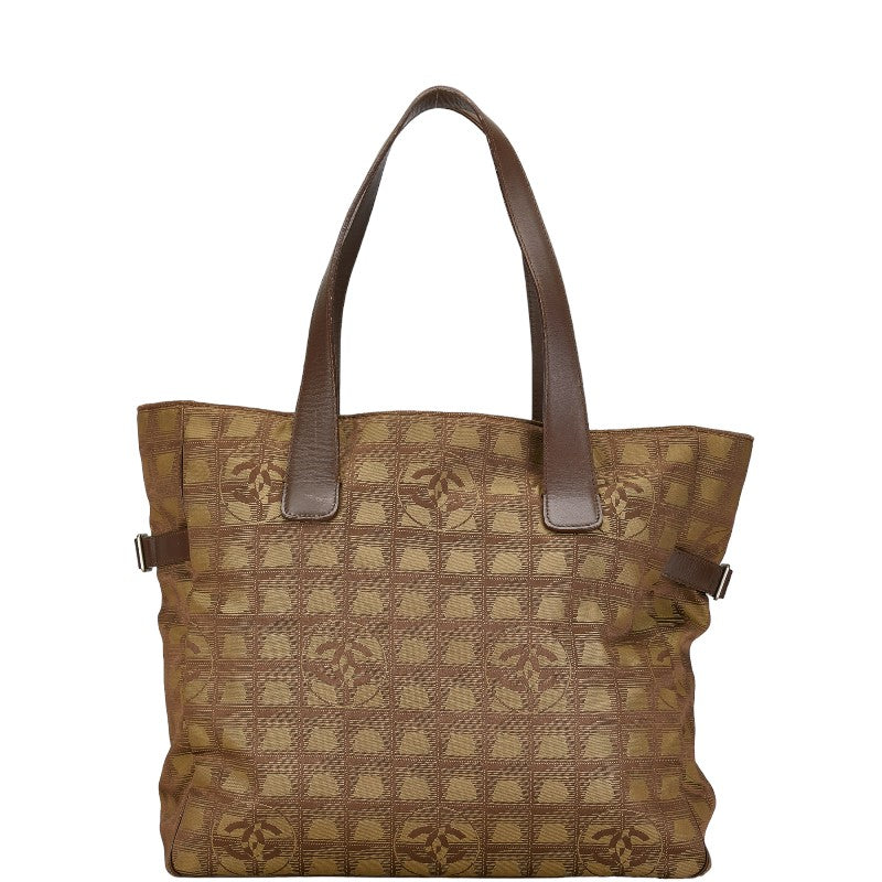 Chanel New Travel Line Tote Bag Canvas Tote Bag in Good condition