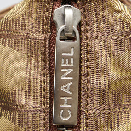 Chanel New Travel Line Tote Bag Canvas Tote Bag in Good condition