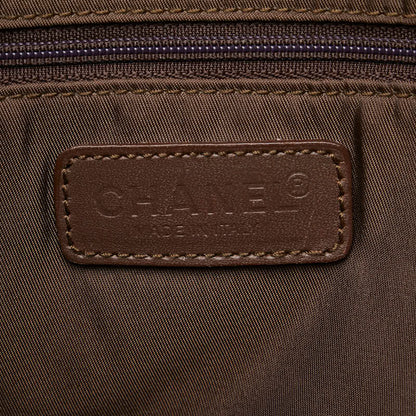 Chanel New Travel Line Tote Bag Canvas Tote Bag in Good condition