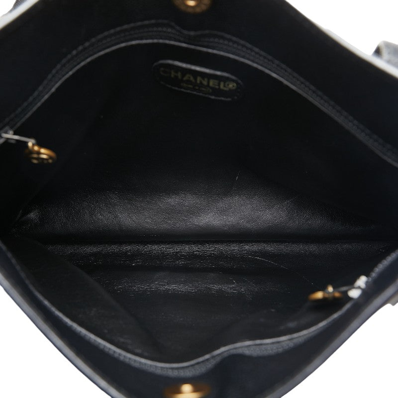 Chanel Logo Tote Bag Leather Tote Bag 559259 in Good condition