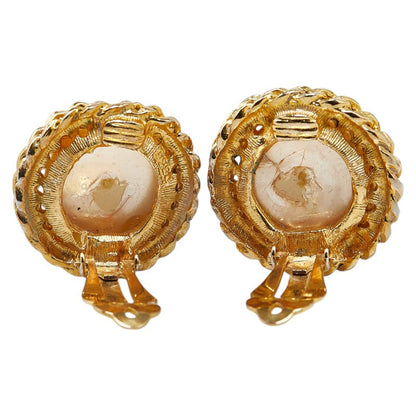 Chanel Coco Mark Pearl Earrings