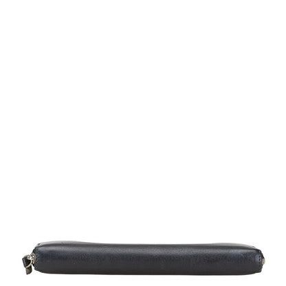 Balenciaga Leather Logo Zip-Around Wallet
