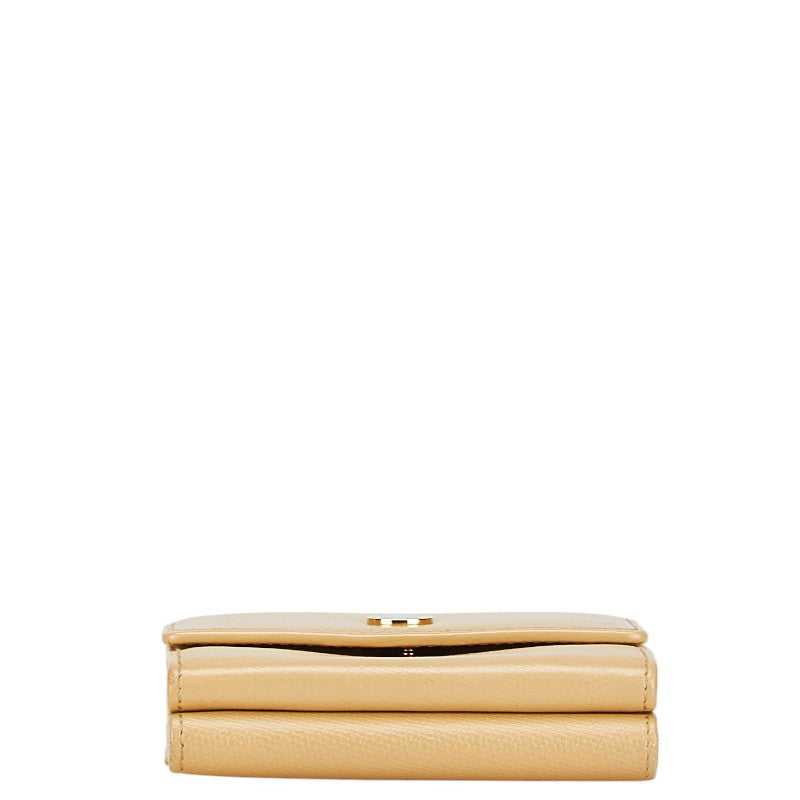 Chanel Coco Button Caviar Skin Wallet