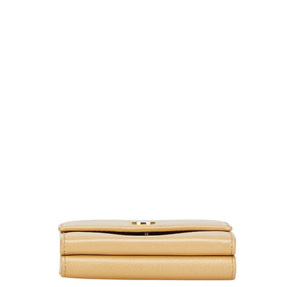 Chanel Coco Button Caviar Skin Wallet