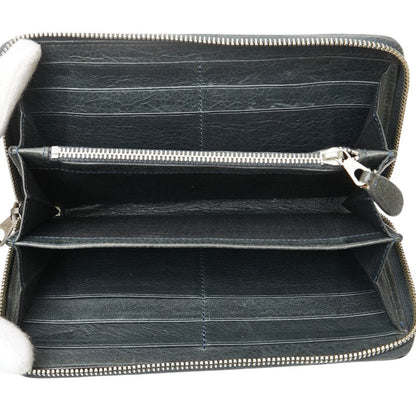 Balenciaga Studded Leather Long Wallet