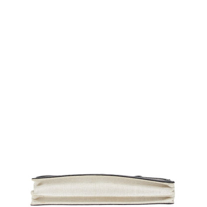 Balenciaga Canvas Leather Navy Pochette Crossbody