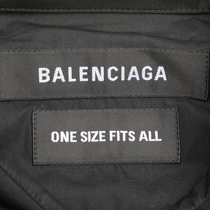 Balenciaga Oversized Shirt Polyester Cotton Black