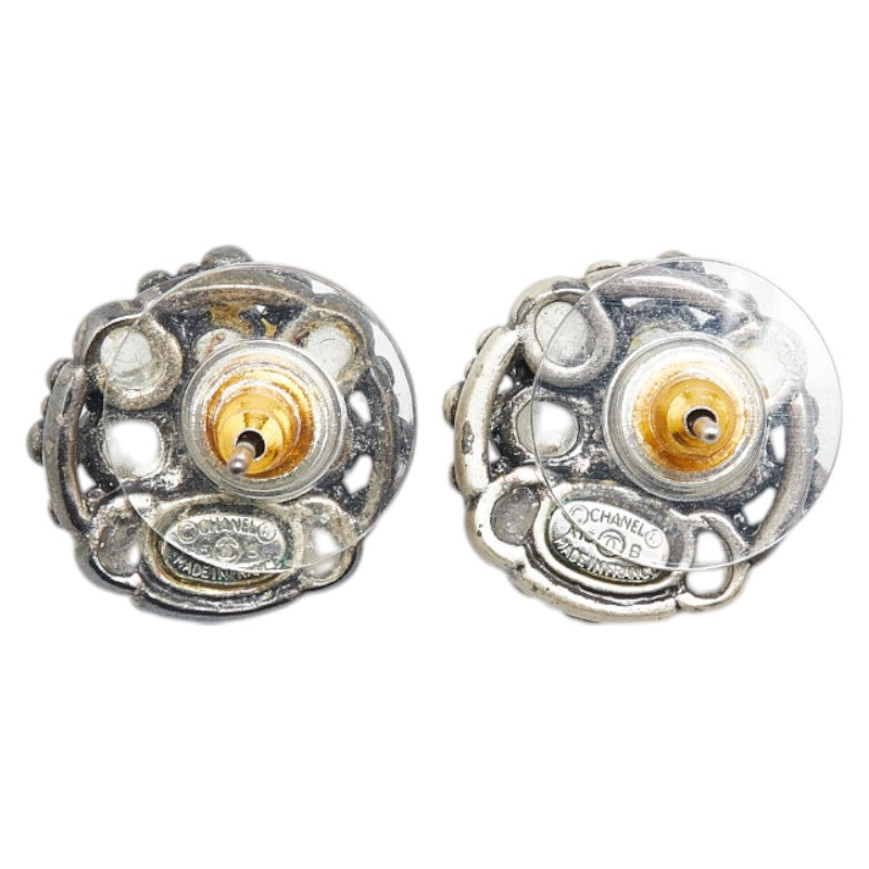 Chanel Coco Mark Rhinestone Earrings