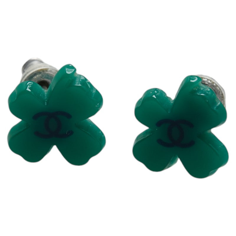 Chanel Coco Mark Clover Earrings