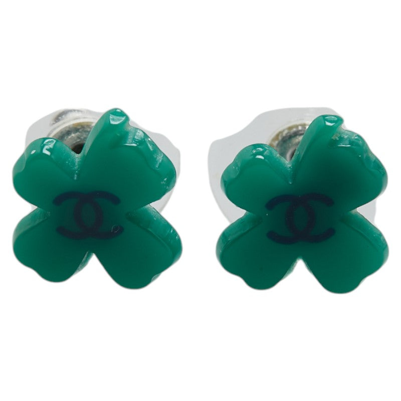 Chanel Coco Mark Clover Earrings