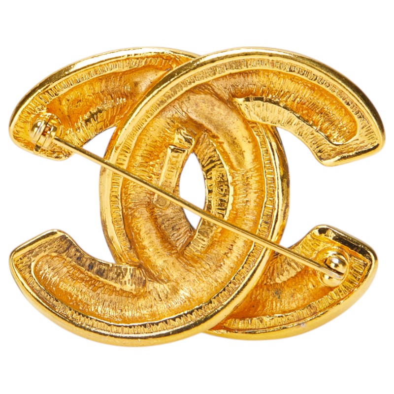 Chanel Coco Mark Matelasse Brooch