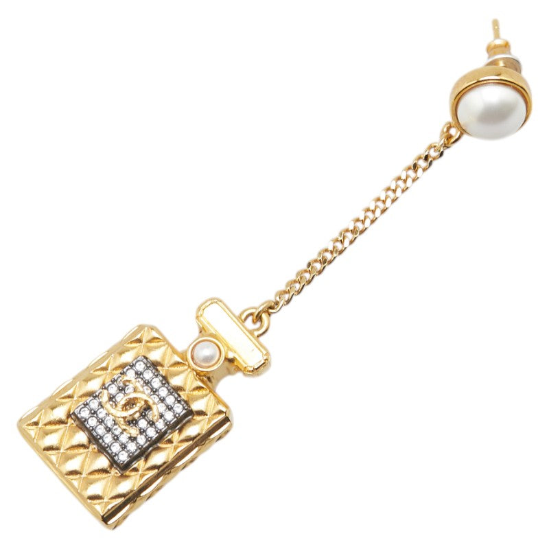 Chanel Coco Mark Perfume Bottle Earrings