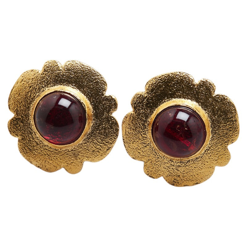 Chanel Flower Motif Earrings