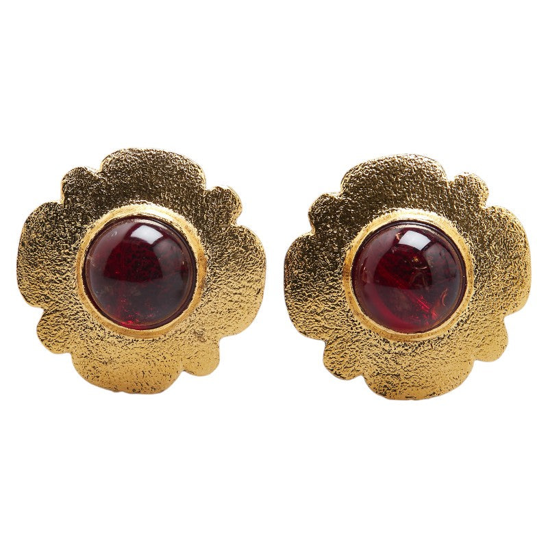 Chanel Flower Motif Earrings