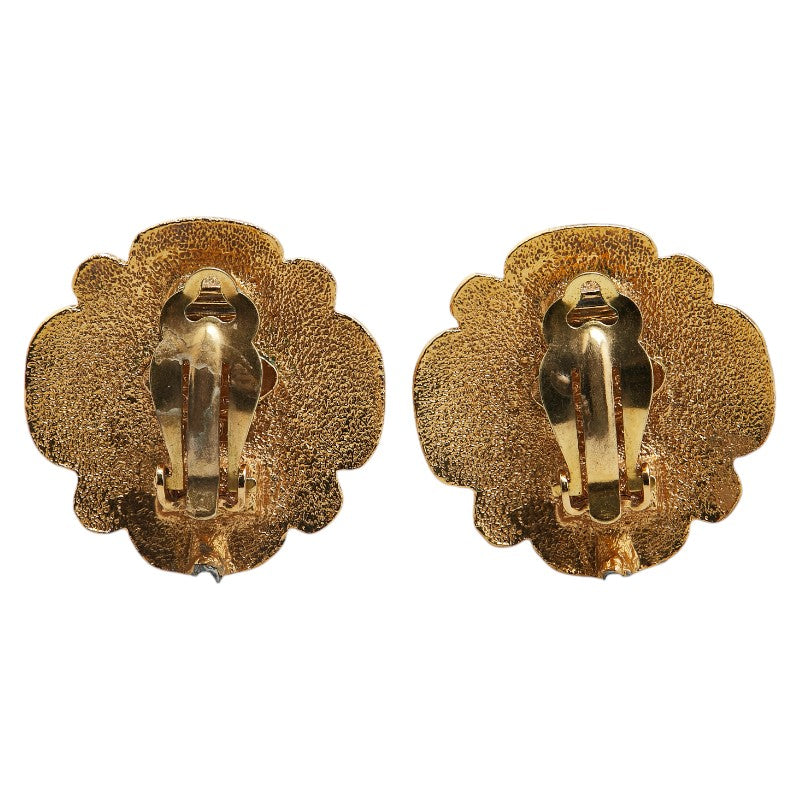 Chanel Flower Motif Earrings