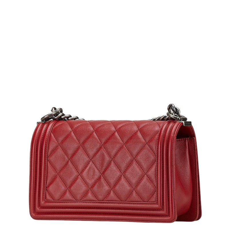 Chanel Boy Chanel Lambskin Shoulder Bag