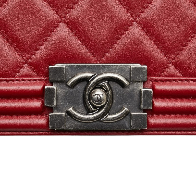 Chanel Boy Chanel Lambskin Shoulder Bag
