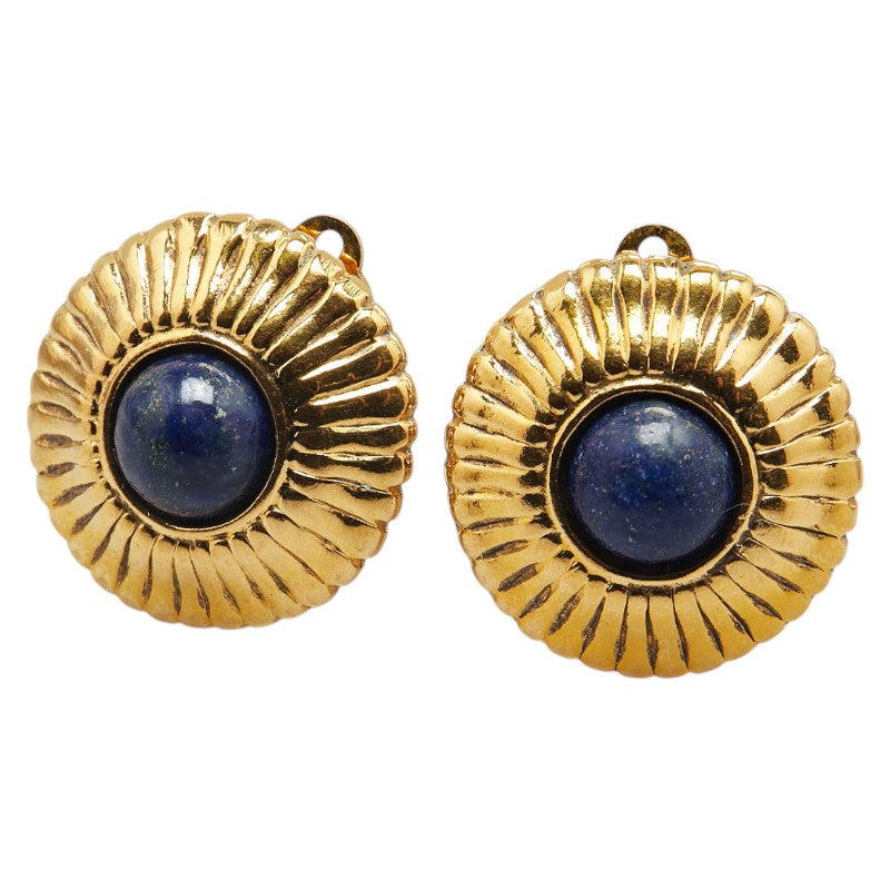 Chanel Round Stone Earrings
