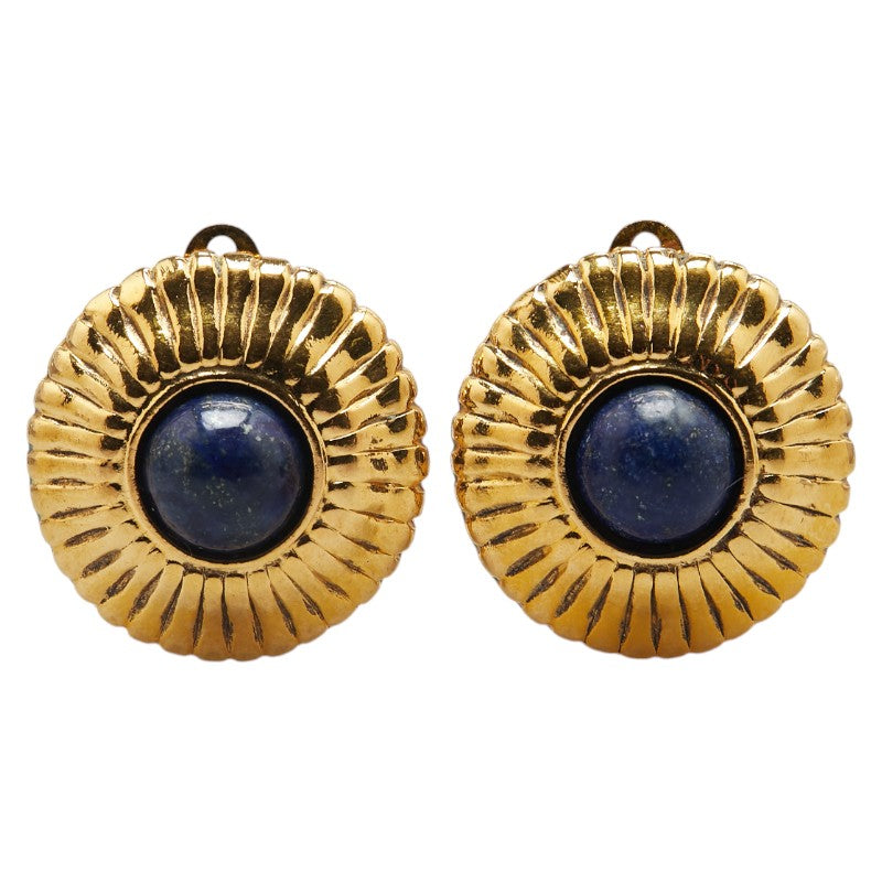 Chanel Round Stone Earrings