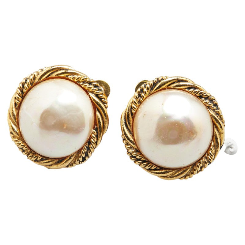 Chanel Vintage Pearl Earrings