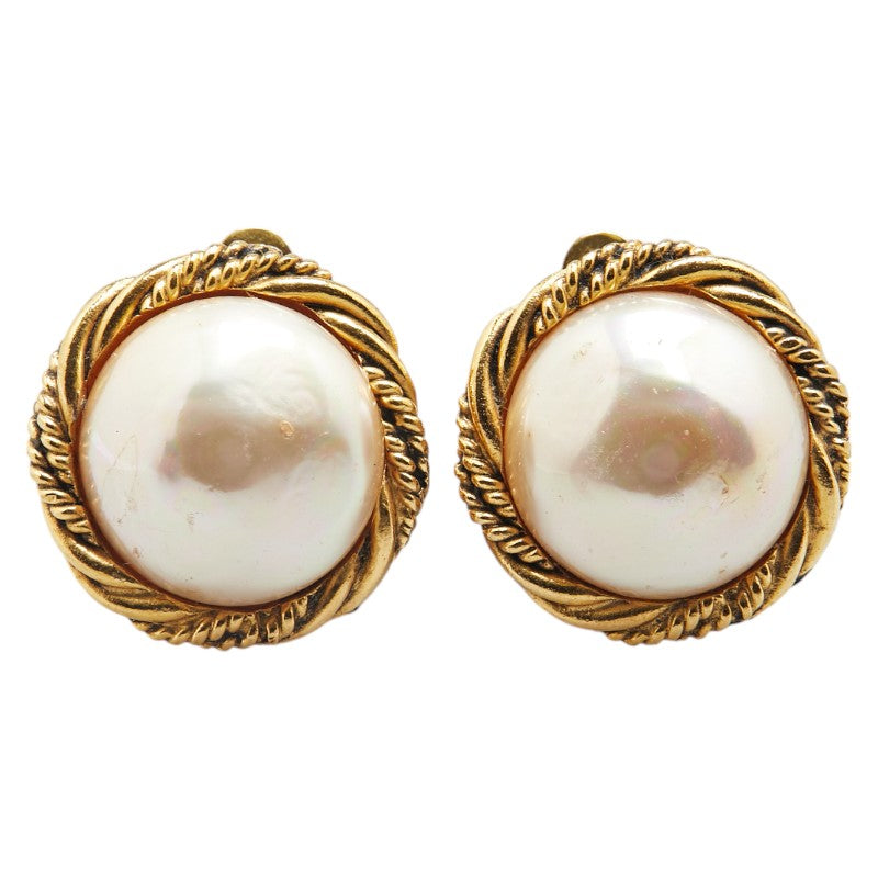 Chanel Vintage Pearl Earrings