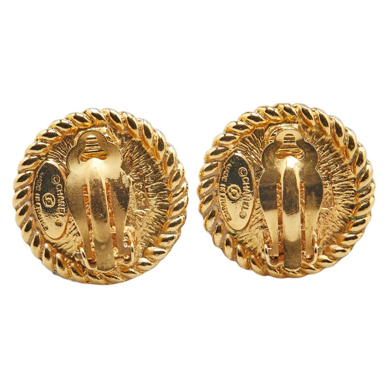 Chanel Coco Mark Faux Pearl Earrings