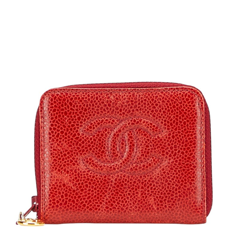Chanel Coco Mark Caviar Coin Case